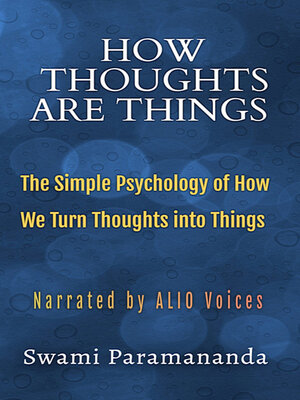 cover image of How Thoughts Are Things